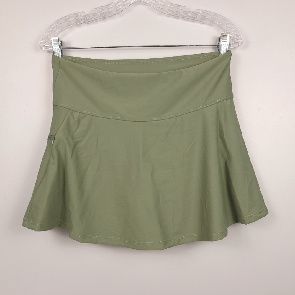NWT Baleaf Lined Olive Green Athletic Skirt UPF 50